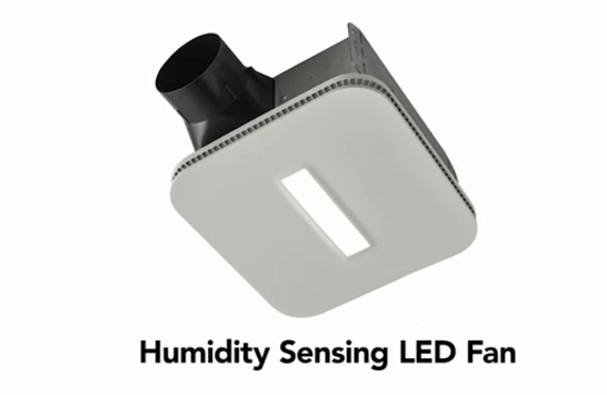 Humidity Sensing Bathroom Fan to Prevent Mold